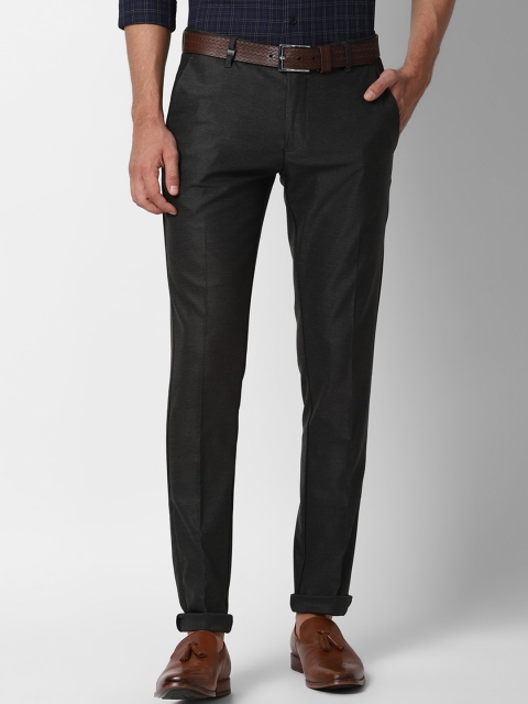 

Louis Philippe Sport Men Grey Textured Slim Fit Regular Trousers