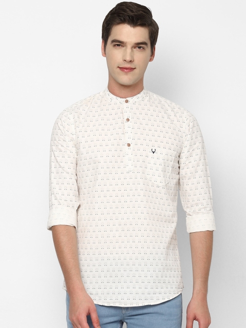 

Allen Solly Sport Men Cream Printed Casual Shirt