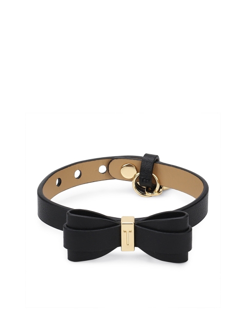 

Ted Baker Women Black & Gold-Toned Wraparound Bracelet