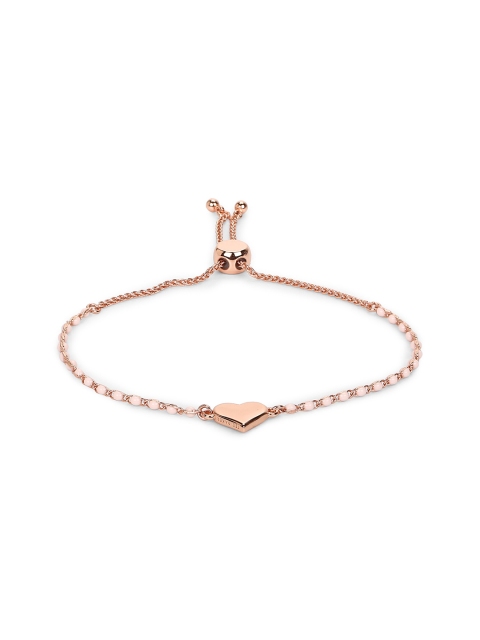 

Ted Baker Women Rose Gold-Toned & Pink Wraparound Bracelet