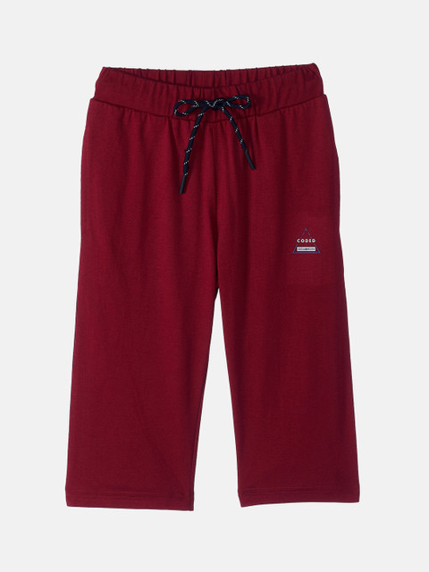 

Monte Carlo Boys Maroon Mid Rise Regular Shorts