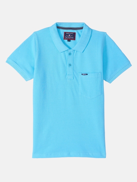 

Monte Carlo Boys Blue Polo Collar T-shirt