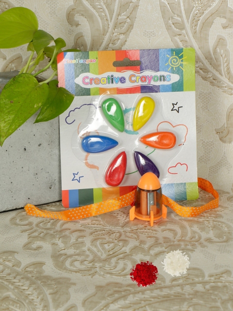 

PASSION PETALS Rakhi Gift, Orange