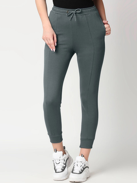 

Bewakoof Women Grey Solid Joggers