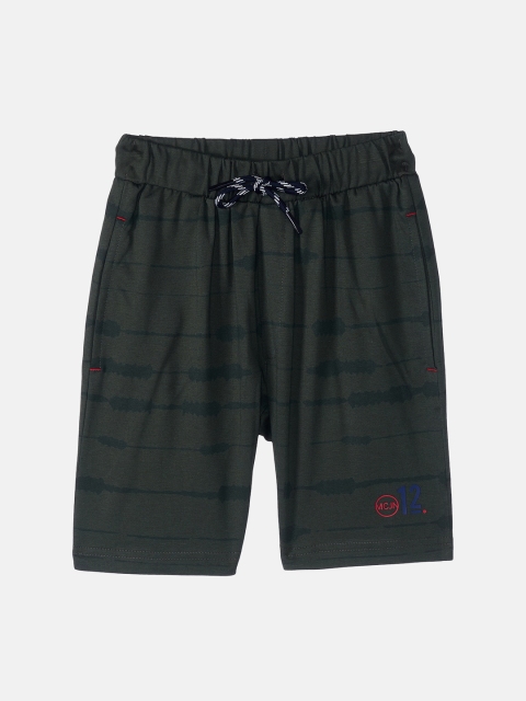 

Monte Carlo Boys Olive Mid-Rise Shorts