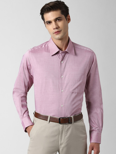 

Peter England Elite Men Pink Formal Shirt