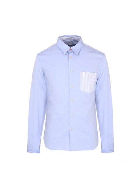 

PS By Paul Smith Men Blue Casual Shirt