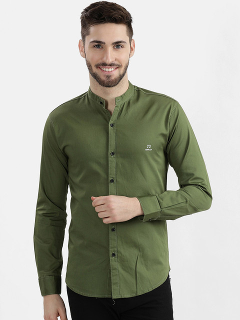 

V2 Value & Variety Men Green Casual Shirt