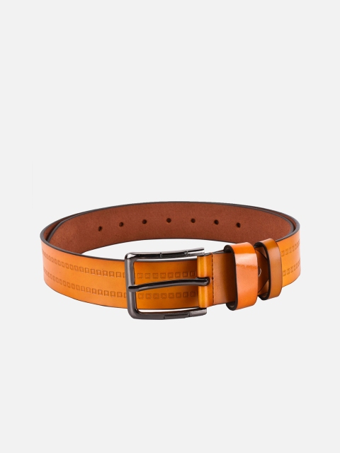 

BuckleUp Men Tan Textured Belt