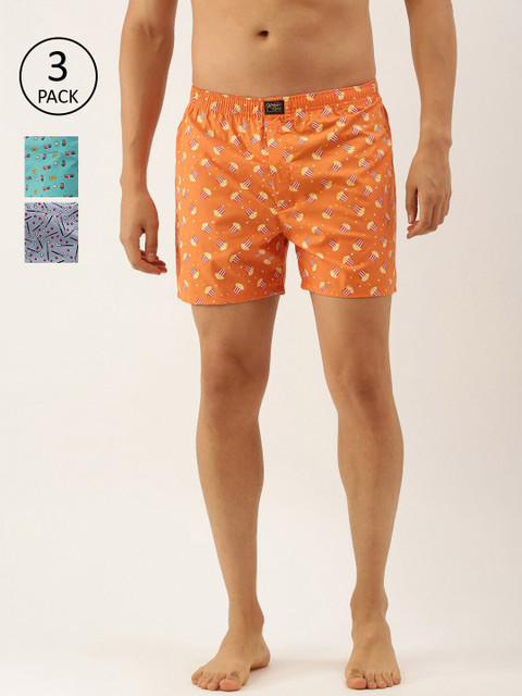

Urban Dog Men Pack Of 3 Assorted Pure Cotton Boxers UDBX426_UDBX450_UDBX430