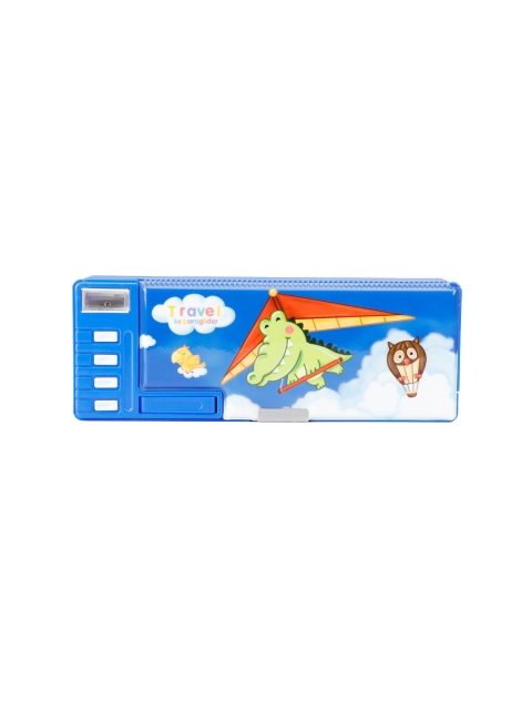

QIPS Boys Blue & White High Quality Pencil Box