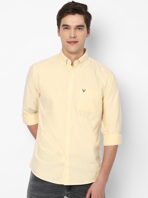 

Allen Solly Men Beige Slim Fit Casual Shirt