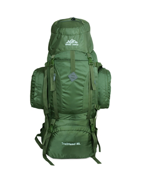 

MOUNT TRACK Unisex Green Solid Large Trailhead Trekking And Hiking Rucksack