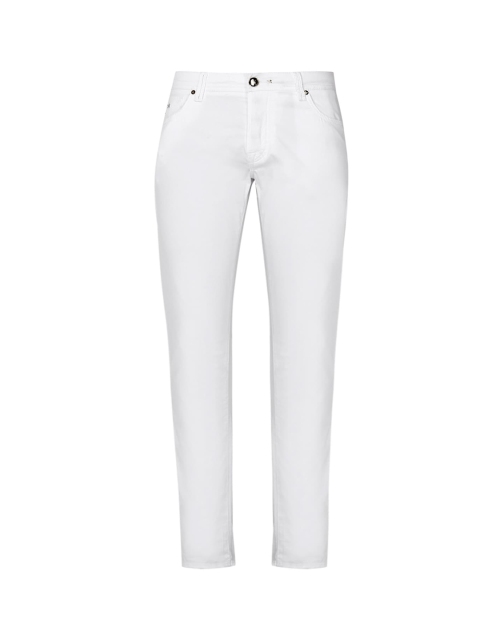 

Tramarossa Men White Slim Fit Clean look Mid Rise Jeans