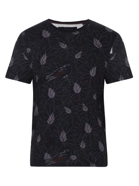 

Ted Baker Men Purple & Black Printed T-shirt