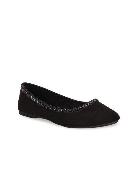

Bata Women Black Ballerinas Flats