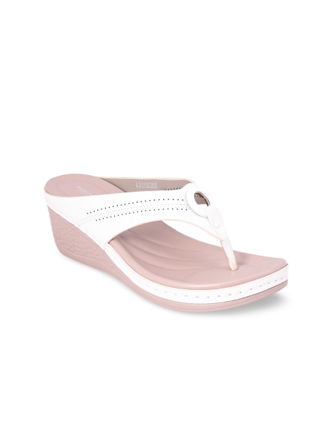 

Stelatoes White Wedge Sandals