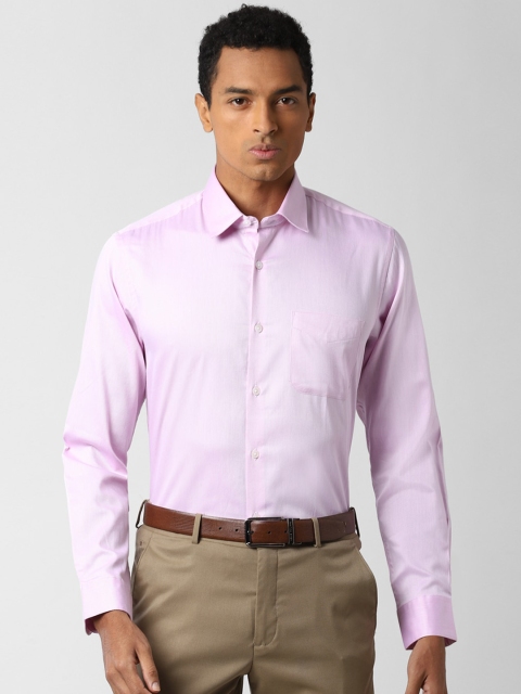 

Peter England Elite Men Pink Pure Cotton Formal Shirt