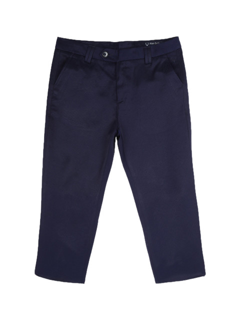 

Allen Solly Junior Boys Navy Blue Slim Fit Chinos Trousers