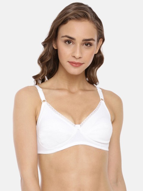 

Macrowoman W-Series White Non-Wired Non Padded Everyday Bra MW1008
