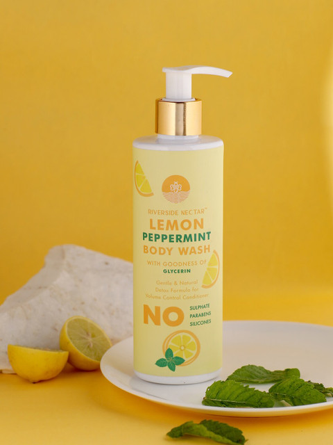 

Riverside Nectar Lemon and Peppermint Body Wash 250 ml, Yellow