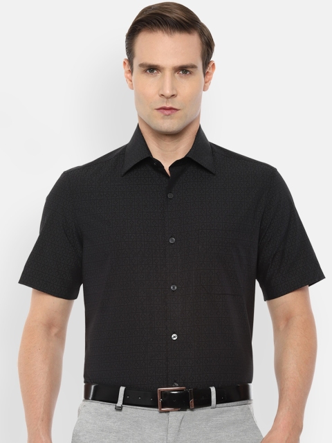 

Louis Philippe Men Black Casual Shirt