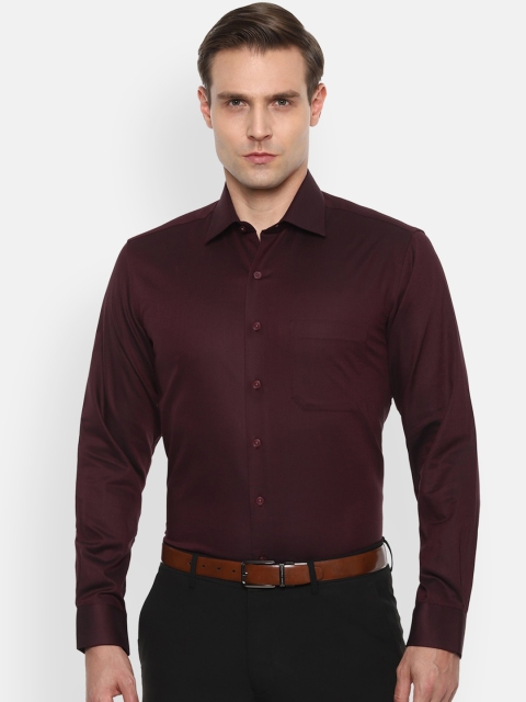 

Louis Philippe Men Maroon Casual Shirt