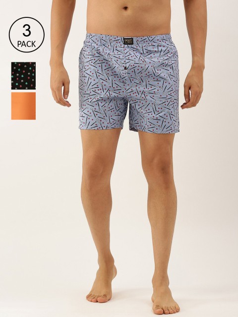 

Urban Dog Men Pack Of 3 Assorted Pure Cotton Boxers UDBX434_UDBX427_UDBX450