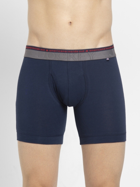 

jockey navy blue male boxer brief