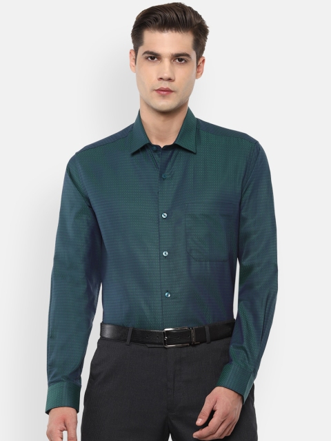 

Louis Philippe Men Green Casual Shirt