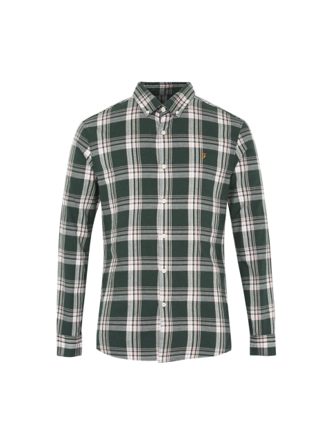

Farah Men Green Checked Casual Shirt