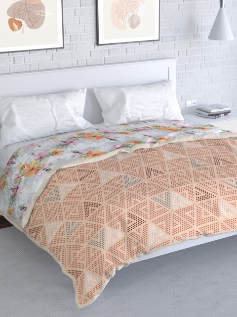 

MAYFAIR HOMES LONDON Multi-Coloured Floral Mild Winter 210 GSM Double Bed Dohar