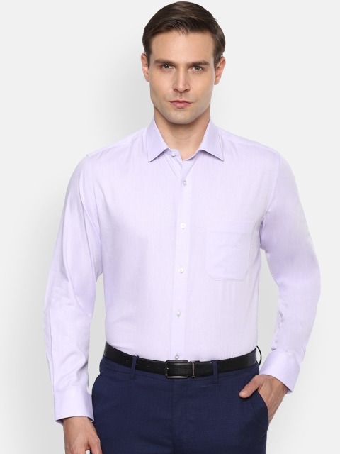 

Louis Philippe Plus Size Men Purple Slim Fit Formal Shirt