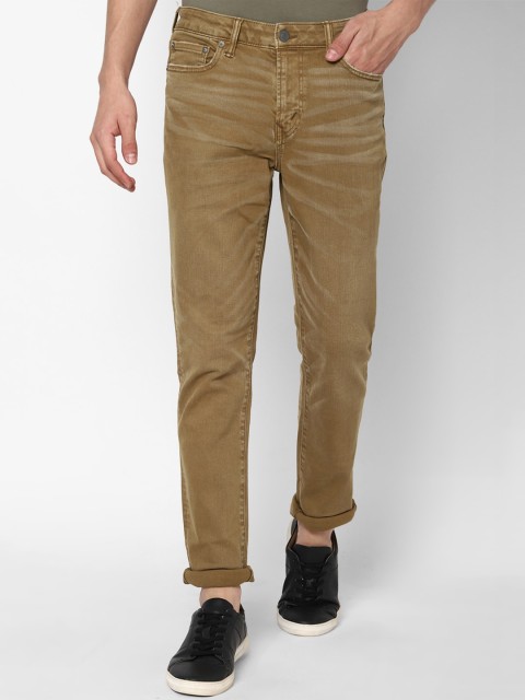 

AMERICAN EAGLE OUTFITTERS Men Khaki Slim Fit Jeans