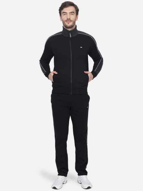 

Monte Carlo Men Black Solid Track Suit
