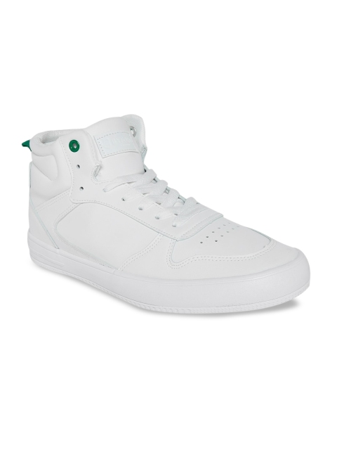 

BYFORD by Pantaloons Men White Perforations Leather Sneakers