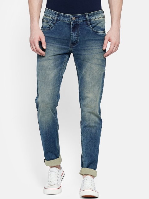 

Monte Carlo Men Blue Skinny Fit Heavy Fade Clean Look Jeans