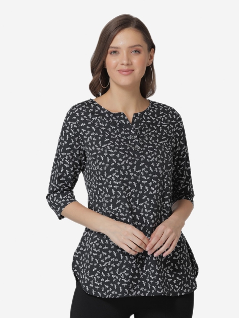 

Modriba Black & White Printed Tunic