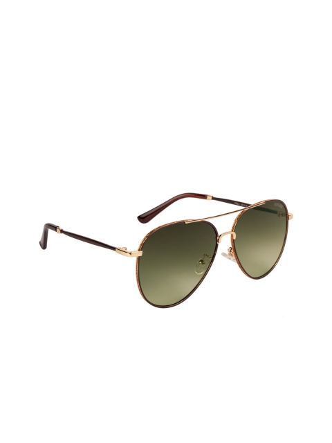 Voyage Unisex Green Lens Aviator Sunglasses with UV Protected Lens 2662MG2982C