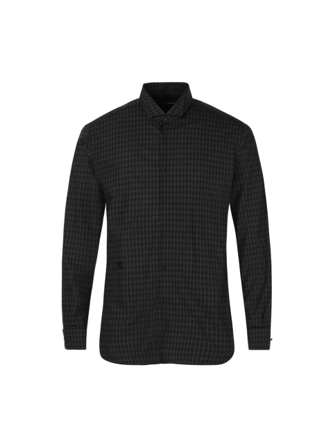 

LAGERFELD Men Black Slim Fit Casual Shirt