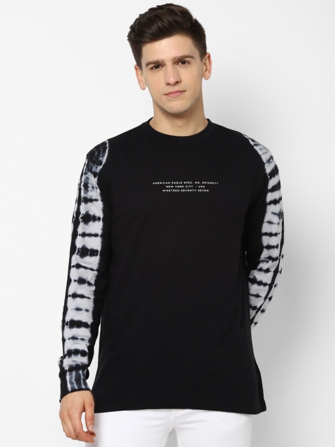

AMERICAN EAGLE OUTFITTERS Men Black Printed T-shirt