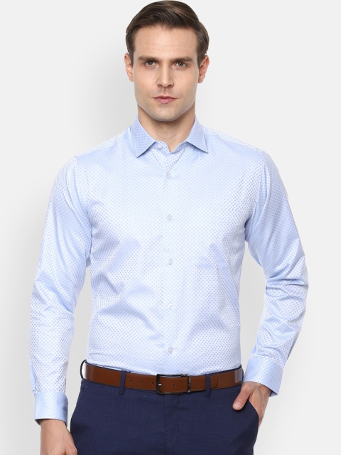 

Louis Philippe Men Blue Slim Fit Printed Casual Shirt