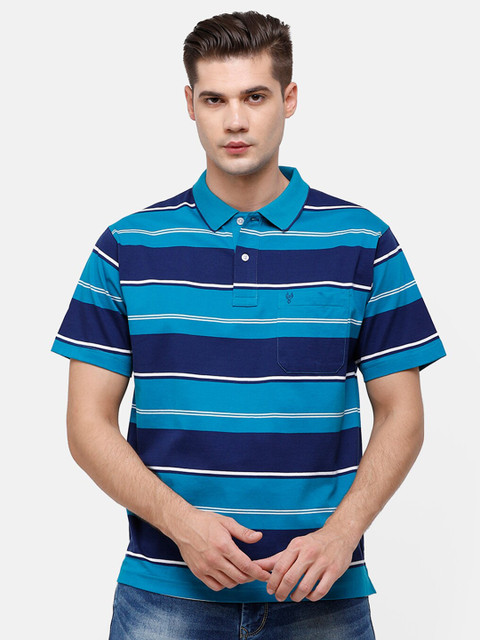 

Classic Polo Men Multi Striped Polo Collar T-shirt