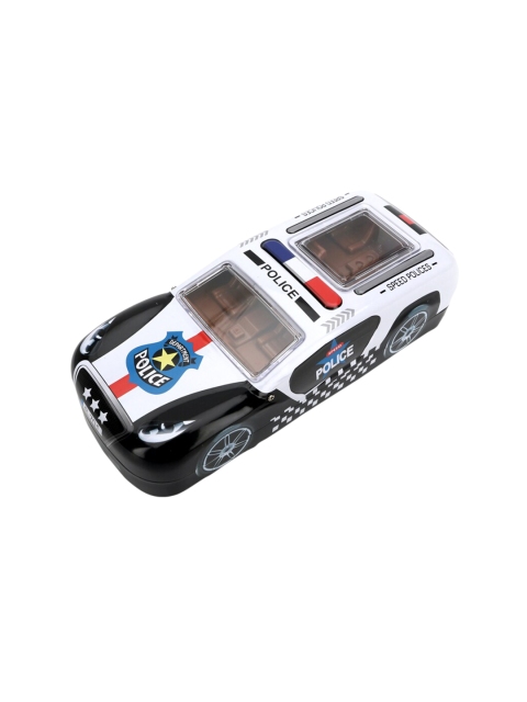 

QIPS Boys Black & White Printed Pencil Case