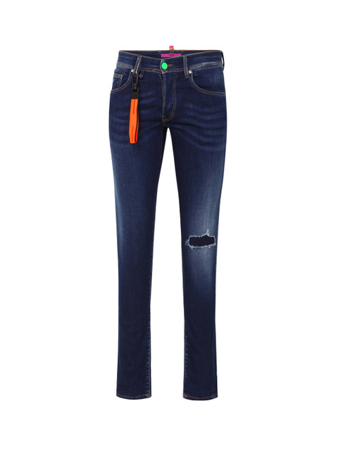 

Tramarossa Men Blue Mildly Distressed Jeans