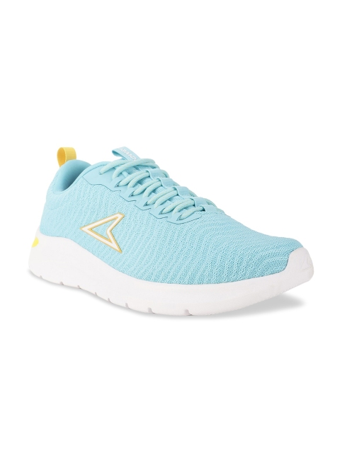 

Power Women Blue Woven Design Sneakers
