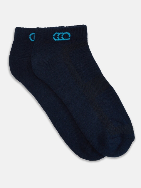 

Ajile by Pantaloons Men Navy Blue Solid Ankle-Length Socks