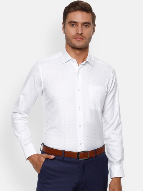 

Louis Philippe Men White Slim Fit Casual Shirt