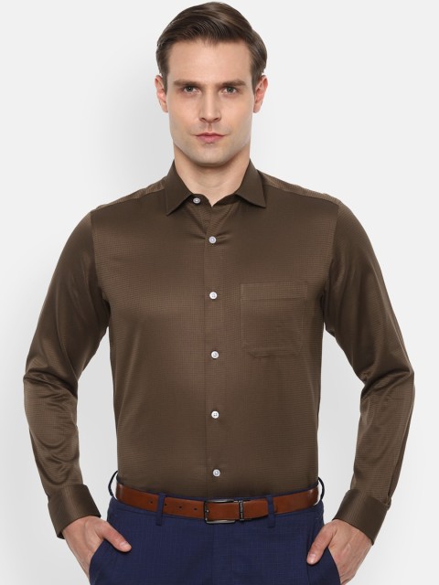 

Louis Philippe Men Brown Casual Shirt