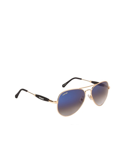 

Voyage Unisex Blue Lens Aviator Sunglasses with UV Protected Lens 3517MG3133C